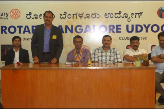 PIA President Speech at Rotary Bangalore Udyog