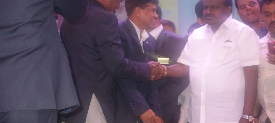 PIA Hon Secretory with HD Kumaraswamy
