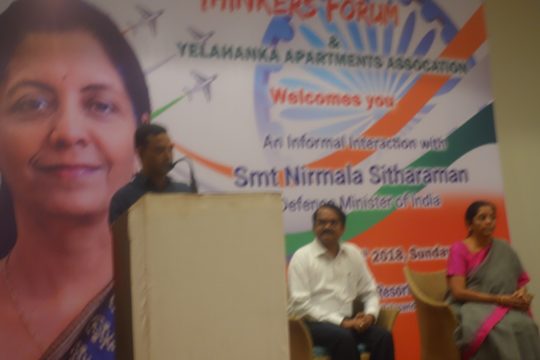 Smt Nirmala Sithraman - Defence Minister of India